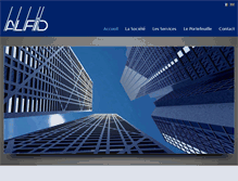 Tablet Screenshot of alfid.com