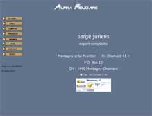 Tablet Screenshot of alfid.ch